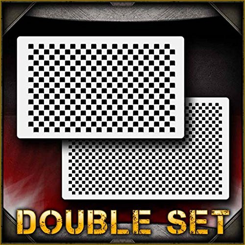 Carbon Fiber b AirSick Airbrush Stencil Template