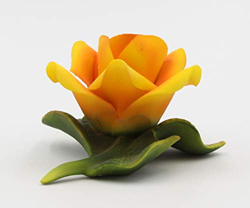 Cosmos Gifts Fine Porcelain Yellow Rose Figurine_ 2_1 2 inch  H Cosmos Gifts Fine Porcelain Yellow Rose Figurine_ 2_1 2 inch  H