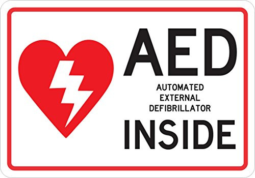 StickerTalk AED Inside Magnet_ 10 inches by 7 inches