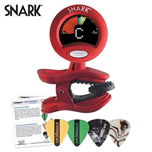 Snark ST_2 Super Tight All Instrument Tuner with Tap Tempo Metronome _ Includes ChromaCast Pick Sampler