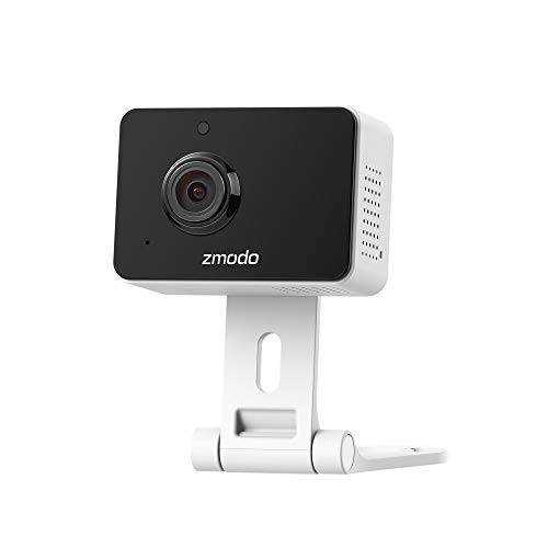 Zmodo Mini Pro_ 1080P Plug_in Wireless Security Camera_ Indoor Smart Home Camera with AI Motion Detection_ Night Vision_ 2_Way Audio_ Phone App_ Alexa and Google Assistants Available