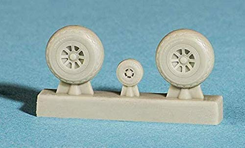 Reskit RS48_0012 _ 1 48  Resin Wheels Set for North American P_51 Mustang