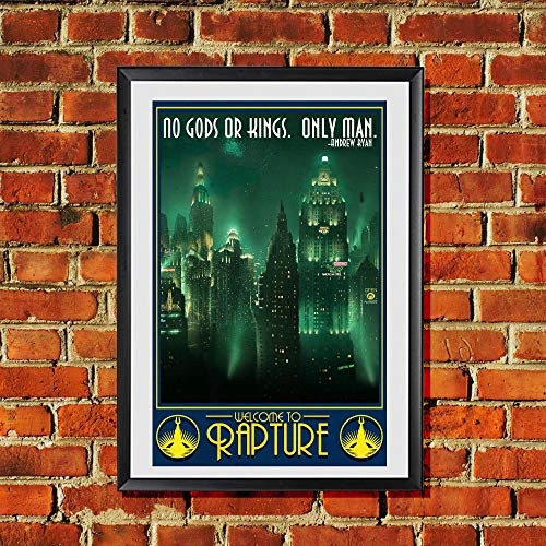 Bioshock Welcome to Rapture Travel Poster Original Art Print 11x17