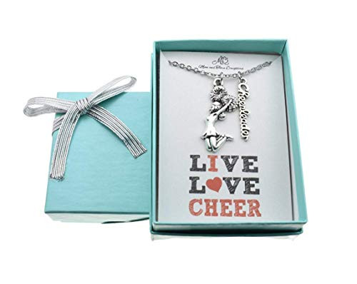 Cheer Necklace in Stainless Steel. Cheer Gifts. Cheer Jewelry. Cheerleader. Cheer Coach. Cheer Mom. Graduation Gift. Cheer Necklace in Stainless Steel. Cheer Gifts. Cheer Jewelry. Cheerleader. Cheer Coach. Cheer Mom. Graduation Gift.