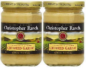 Christopher Ranch CRUSHED GARLIC  Famous Award Winning Heirloom Garlic _ 9 Oz _Pack of 2_