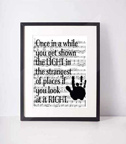 Grateful Dead inch Scarlet Begonias inch  Song Lyric Print_ Grateful Dead Art_ Jerry Garcia Print_ Lyrics Wall Art