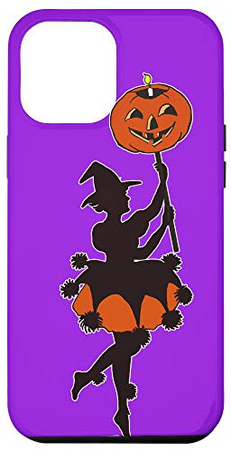 iPhone 12 Pro Max Ballerina Witch Dancing With A Jack O Lantern On Halloween Case