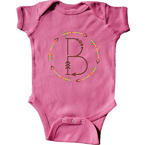 inktastic B Monogram Letter Tribal Infant Creeper 6 Months Raspberry 39625