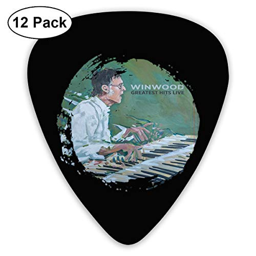 ElijahO Steve Winwood Winwood Greatest Hits Live Celluloid Guitar Picks Plectrums _12 Pack_ for Electric Guitar_ Acoustic Guitar_ Mandolin_ and Guitar Bass