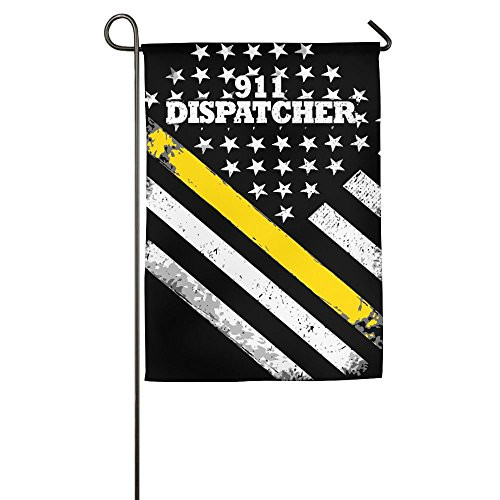 JJKKFG_H 911 Dispatcher Thin Gold Line Flag _ Garden Decorative Demonstration Party Flag JJKKFG_H 911 Dispatcher Thin Gold Line Flag _ Garden Decorative Demonstration Party Flag