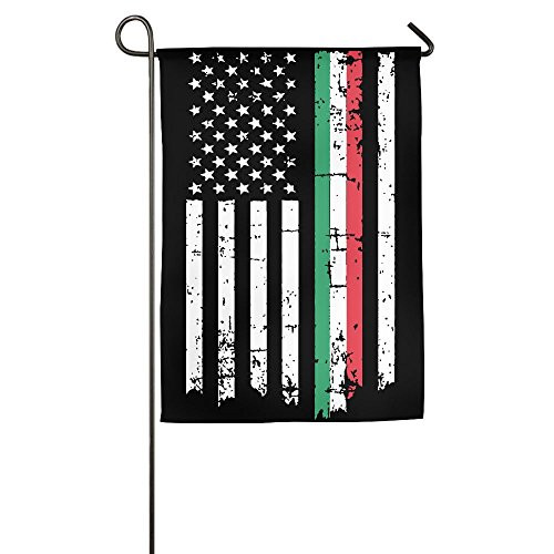 JJKKFG_H Italian American Thin Line Flag _ Garden Decorative Demonstration Party Flag JJKKFG_H Italian American Thin Line Flag _ Garden Decorative Demonstration Party Flag