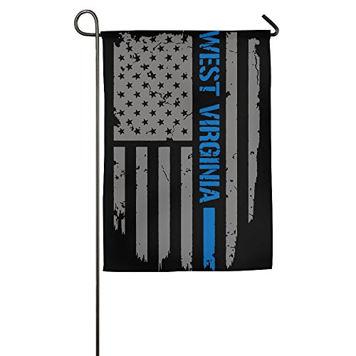 JJKKFG_H West Virginia Thin Blue Line American Flag _ Garden Decorative Demonstration Party Flag JJKKFG_H West Virginia Thin Blue Line American Flag _ Garden Decorative Demonstration Party Flag