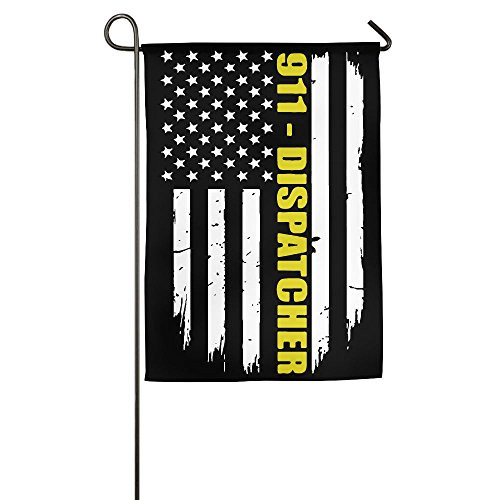JJKKFG_H 911 Dispatcher Gift Thin Gold Line Flag _ Garden Decorative Demonstration Party Flag JJKKFG_H 911 Dispatcher Gift Thin Gold Line Flag _ Garden Decorative Demonstration Party Flag