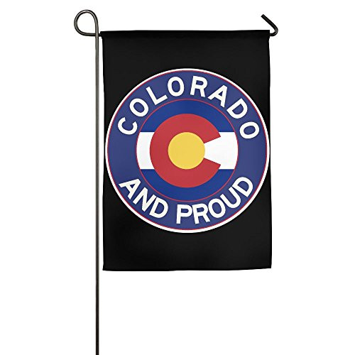 JJKKFG_H Colorado And Proud Flag _ Garden Decorative Demonstration Party Flag