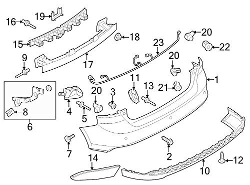 Genuine Ford CP9Z_17788_B Bumper Mounting Bracket