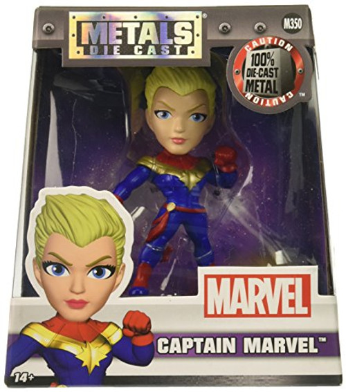 Jada Toys Metals Marvel 4" Classic Figure - Captain Marvel (M350) Toy Figure Jada Toys Metals Marvel 4" Classic Figure - Captain Marvel (M350) Toy Figure