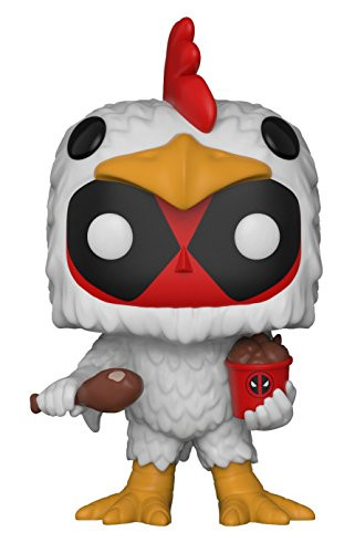 Funko Pop Marvel: Deadpool-Chicken Suit Collectible Figure, Multicolor