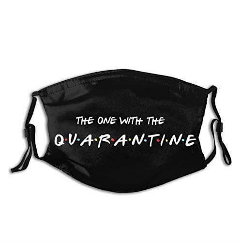 Quarantine Mas_k Reusable Adjustable Dust_Proof Face Covering 1 PCS Black