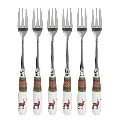 Spode Glen Lodge Set Of 6 Pastry Forks