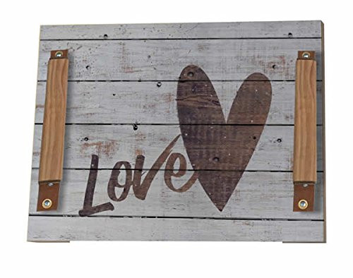 Kindred Hearts 20.5"X16" Love Whitewash Pallet Tray Kindred Hearts 20.5"X16" Love Whitewash Pallet Tray