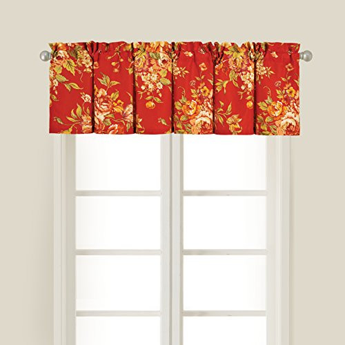 C and F Home 15.5X72 Valance_ Rossa