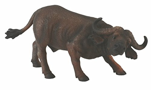 Collecta African Buffalo ~ Plastic Replica 5 inch  W x 3 inch  H ~ F8012_B115
