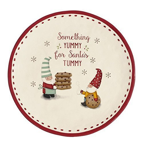 Grasslands Road, "Santa's Tummy" Cookie Plate