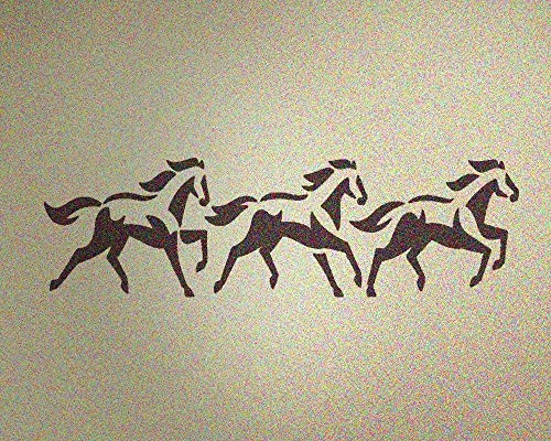 3 Running Horses Stencil Southwestern Horse Stencils