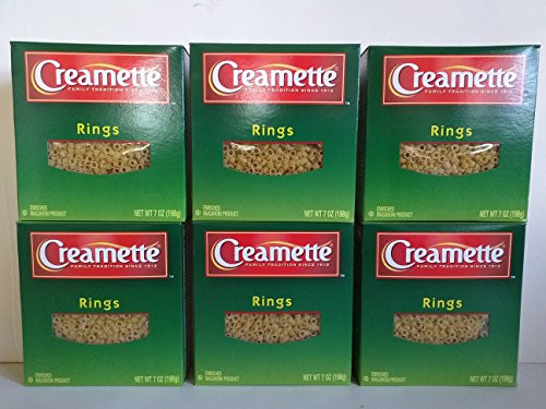 Creamette Small Rings Pasta 7 oz Boxes _6 pack_