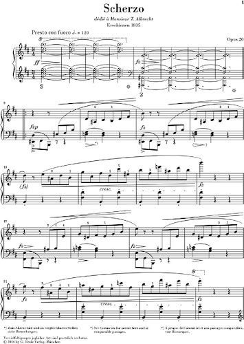 Hal Leonard Chopin_Scherzo in B minor_ Op. 20_Piano Solo Revised Edition