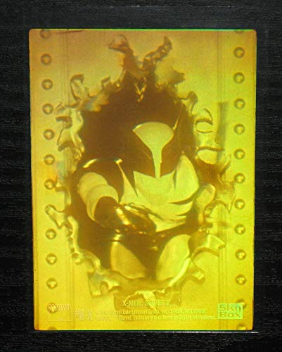 1993 X_Men Series II Wolverine 3_D Hologram H_X Insert Card_ Marvel NM M