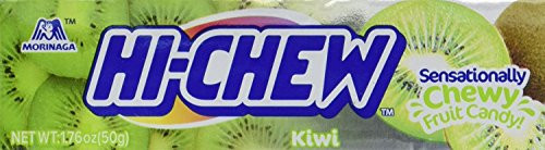Morinaga Hi_chew Fruit Chews _Pack of 10_ _Kiwi_ 1.76 oz x 10 pk_
