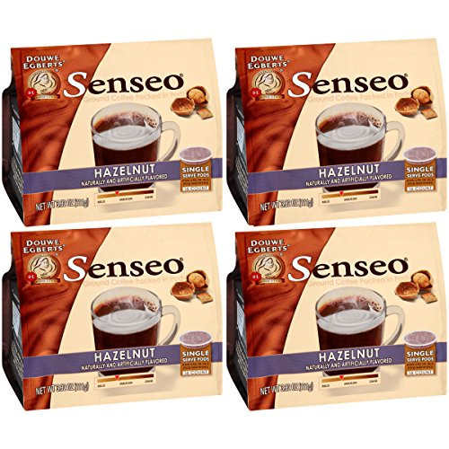 Senseo Coffee Pods, Vienna Hazelnut Waltz, 16 Count (Pack of 4)