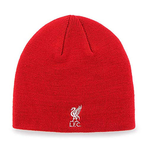 Liverpool FC Official Knitted Beanie _One Size_ _Red_