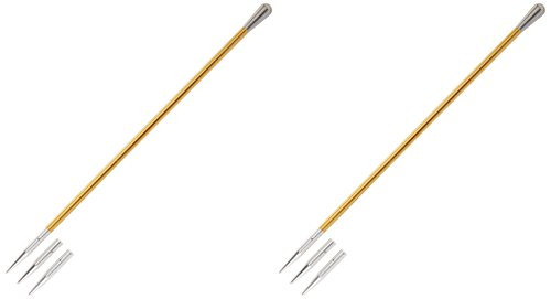 Susan Bates Tipping Points Knitting Needle 10 in. Size 10