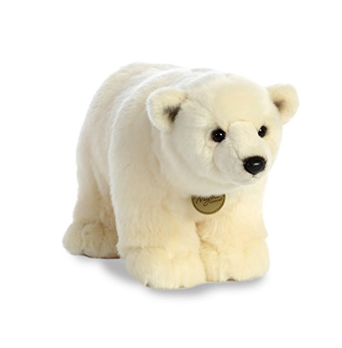 Aurora World  16" Polar Bear Standing, Off White