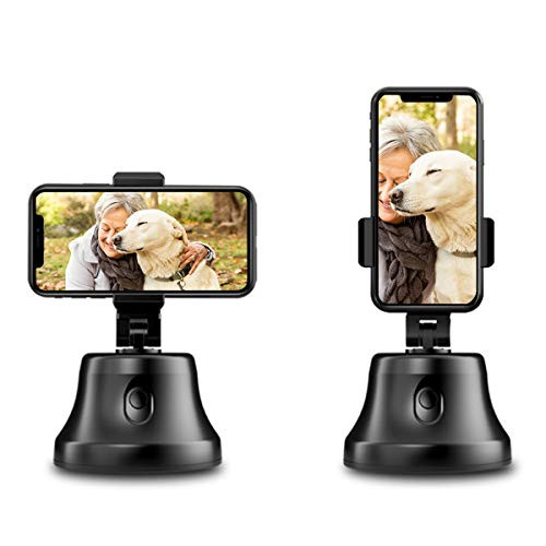 2020 Newest Smart Portable Selfie Stick_360 Rotation Auto Face Object Tracking Camera Tripod Holder Smart Shooting Cell Phone Camera Mount_ Vlog Shooting Smartphone Mount Holder