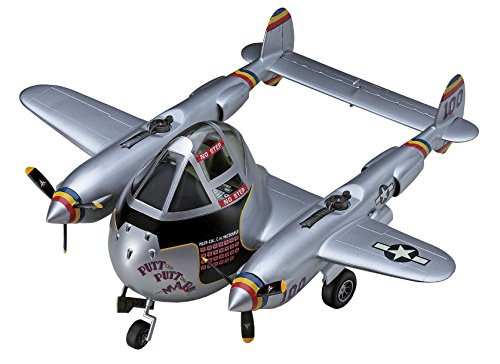 Hasegawa inch Egg Plane P_38 Lightning Model Kit Hasegawa inch Egg Plane P_38 Lightning Model Kit
