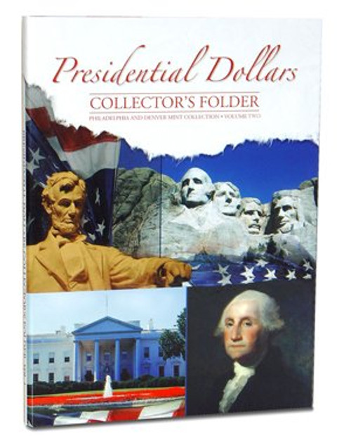 Presidential Dollars Collector's Folder P and D Vol 2 2280 Whitman New Folder