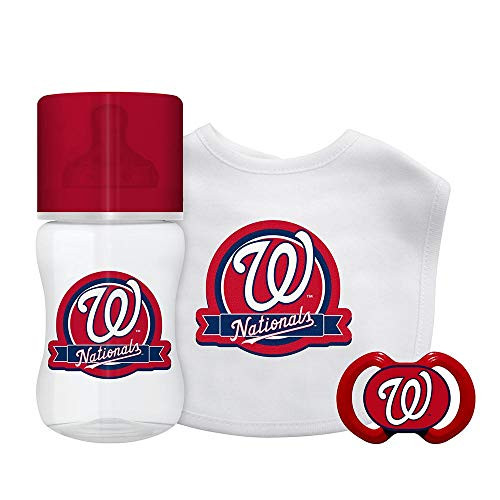 Baby Fanatic 3-Piece Gift Set, Washington Nationals