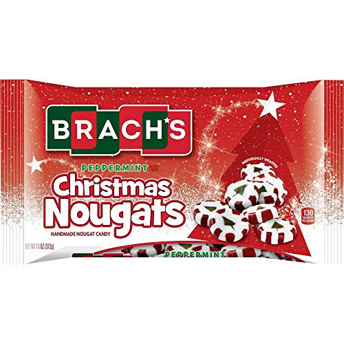 Brach's Christmas Peppermint Nougats _ 11oz _Pack of 2_