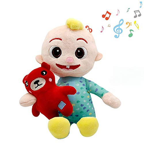 Cocomelon Toys Doll Plush Can Sing Musical Bedtime Handmade Cocomelon JJ Doll Sing Boy Cocomelon Musical Bedtime JJ Doll Plush Toy JJ Family Kids Gift Plushie _JJ with Music_