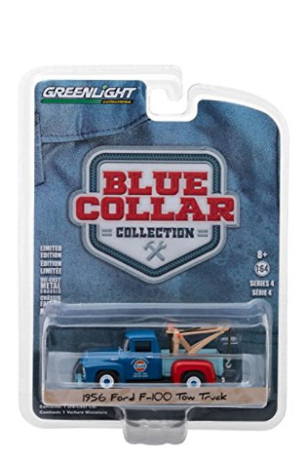 Greenlight 35100_A 1 64 1956 Ford F_100 Diecast Model Toy_ Blue Greenlight 35100_A 1 64 1956 Ford F_100 Diecast Model Toy_ Blue