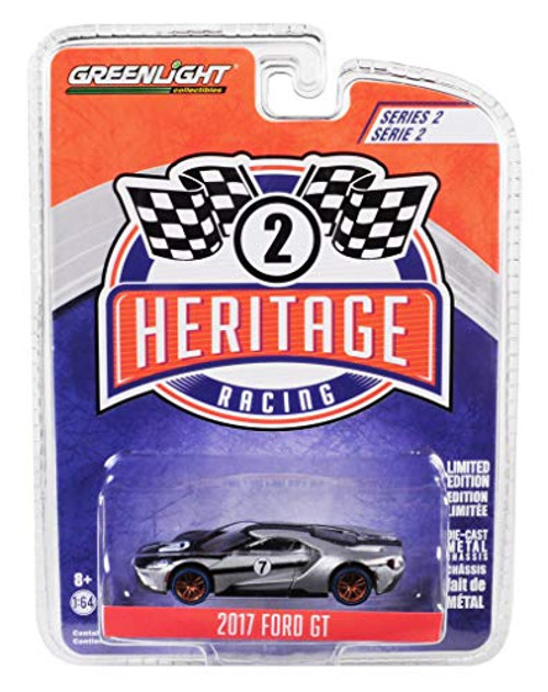 2017 Ford GT 7 Tribute to 1966 Ford GT40 Mk II Silver and Black Ford Racing Heritage Series 2 1 64 Diecast Model Car by Greenlight 13220 B 2017 Ford GT 7 Tribute to 1966 Ford GT40 Mk II Silver and Black Ford Racing Heritage Series 2 1 64 Diecast Model Car by Greenlight 13220 B