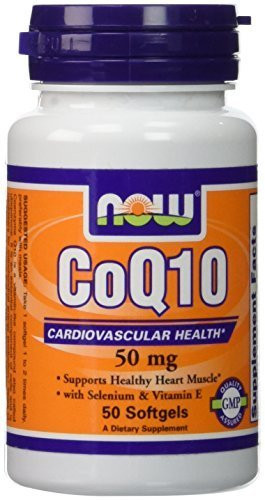 NOW Foods Coq10 50mg  Plus  VIT E_ 50 Softgels by Now Foods