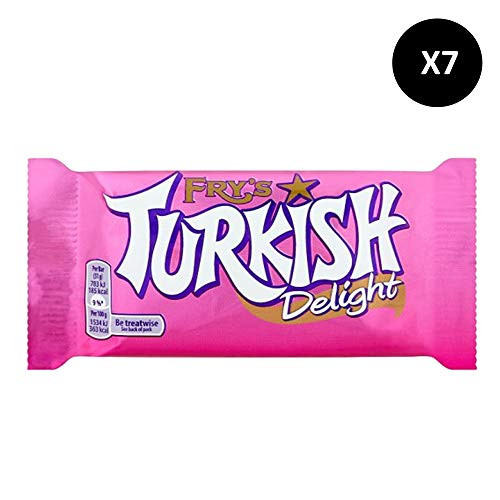 Fry's Turkish Delight Candy Bars 7 x51g.