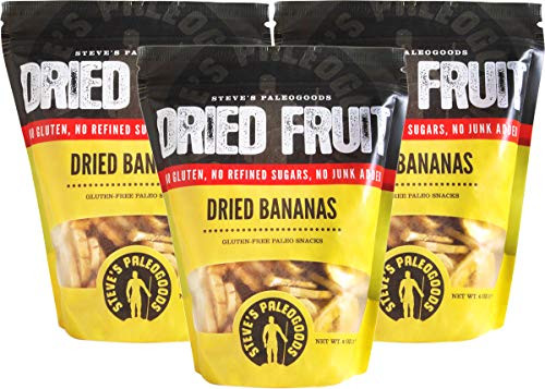 Steve's PaleoGoods_ Dried Fruit Bananas_ 6 oz _Pack of 3_