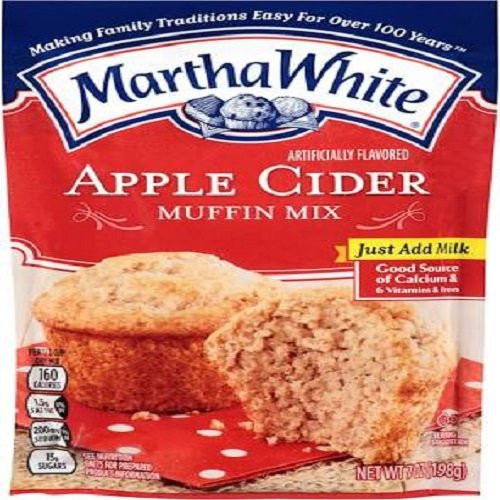 Martha White Artificially Flavored Apple Cider Muffin Mix 7 Oz. Pouch 4 Packs