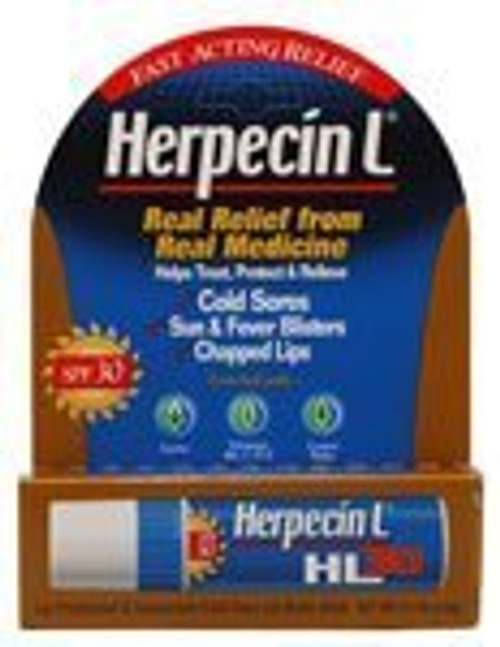 Herpecin_L HL Lip Protectant Sunscreen and Cold Sore Lip Balm Stick __ 0.1 oz _Pack of 3_