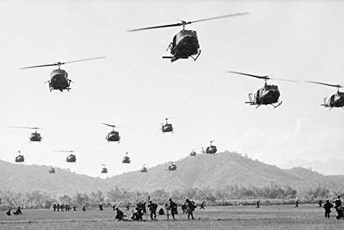 Historical Prints Express Vietnam War Helicopters_ 15 inch x 10 inch _ B and W Photo Art Print Historical Prints Express Vietnam War Helicopters_ 15 inch x 10 inch _ B and W Photo Art Print